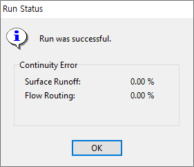 팝업그림 Run Status